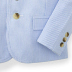 Boys Organic Seersucker Suit Jacket - Blissfully Lavender BoutiqueHope & Henry