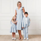 Boys Organic Seersucker Suit Pant - Blissfully Lavender BoutiqueHope & Henry