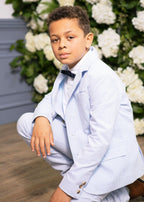 Boys Organic Seersucker Suit Pant - Blissfully Lavender BoutiqueHope & Henry