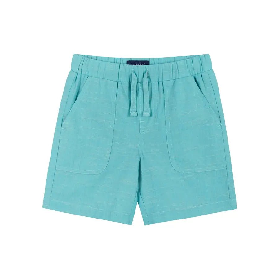 Boys Palm Leaves Buttondown Set - Blissfully Lavender Boutique Andy & Evan
