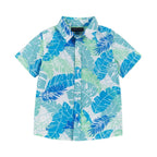 Boys Palm Leaves Buttondown Set - Blissfully Lavender BoutiqueAndy & Evan