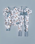 Boys Rad Bunny Bamboo Two Piece Pajama Set - Blissfully Lavender BoutiqueLUCKY PANDA KIDS