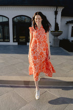 Game Day Maxi Dress | Orange