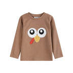 Brown Turkey Face T-Shirt