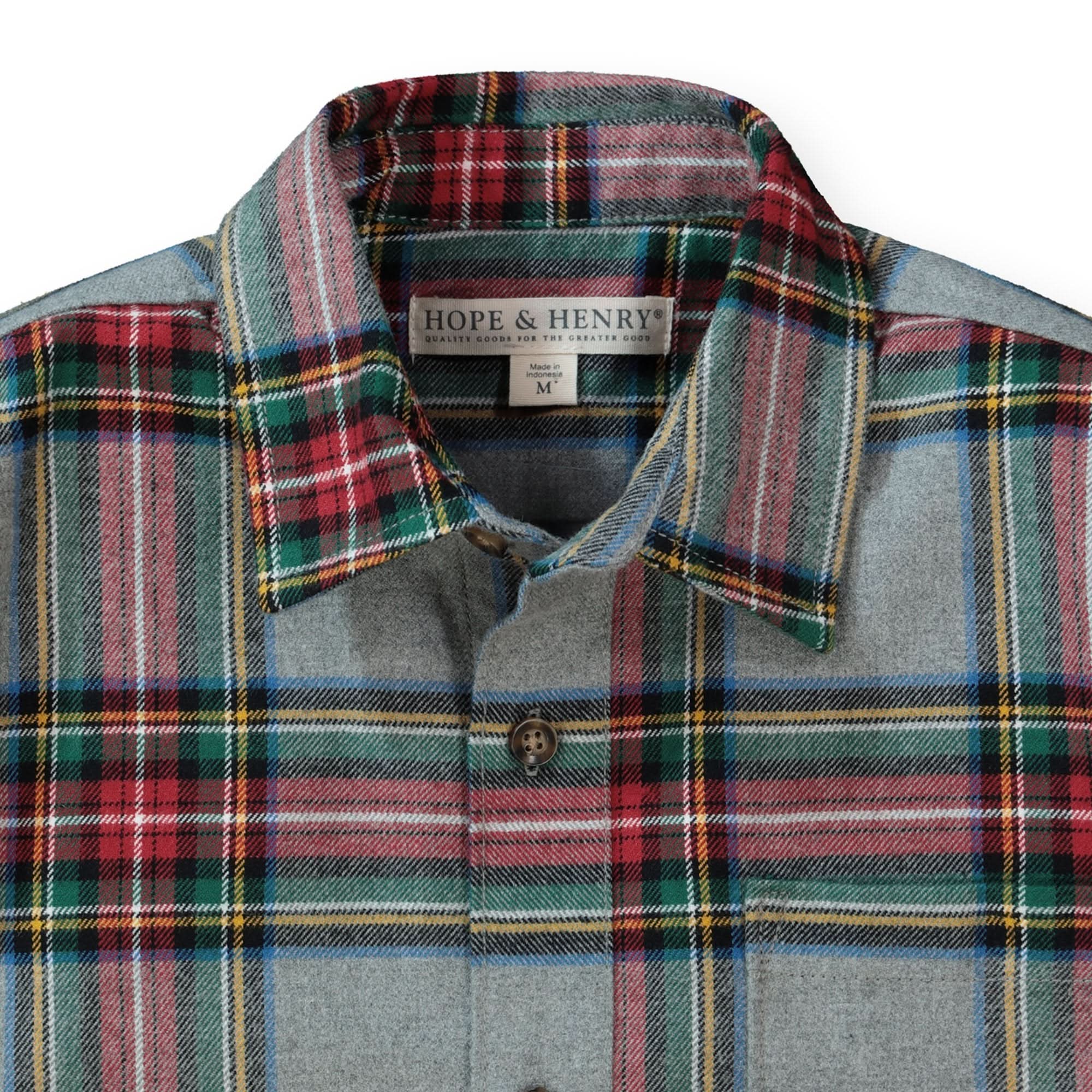 Brushed Flannel Button Down Shirt
