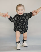 Baby Boy Electric Smiley Bubble Romper