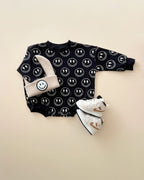 Baby Boy Electric Smiley Bubble Romper