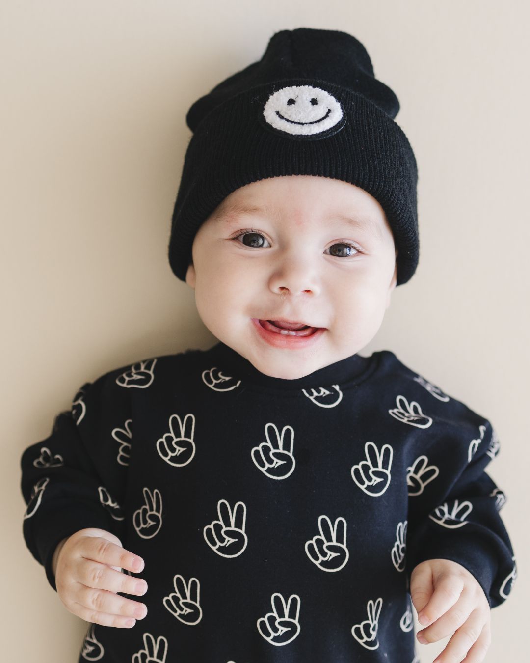 Baby Boy Good Vibes Bubble Romper