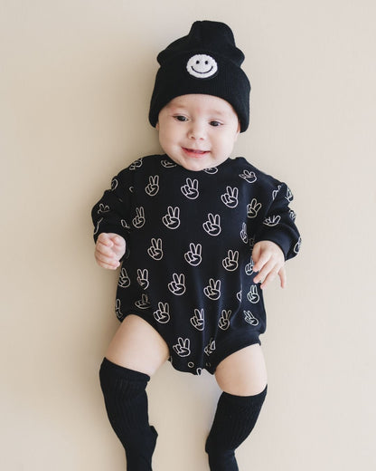Baby Boy Good Vibes Bubble Romper