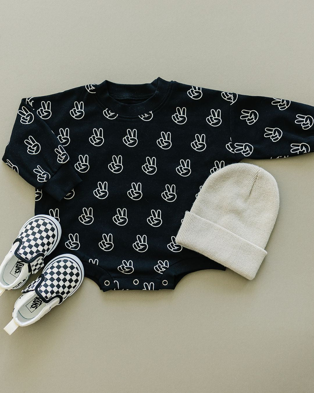 Baby Boy Good Vibes Bubble Romper
