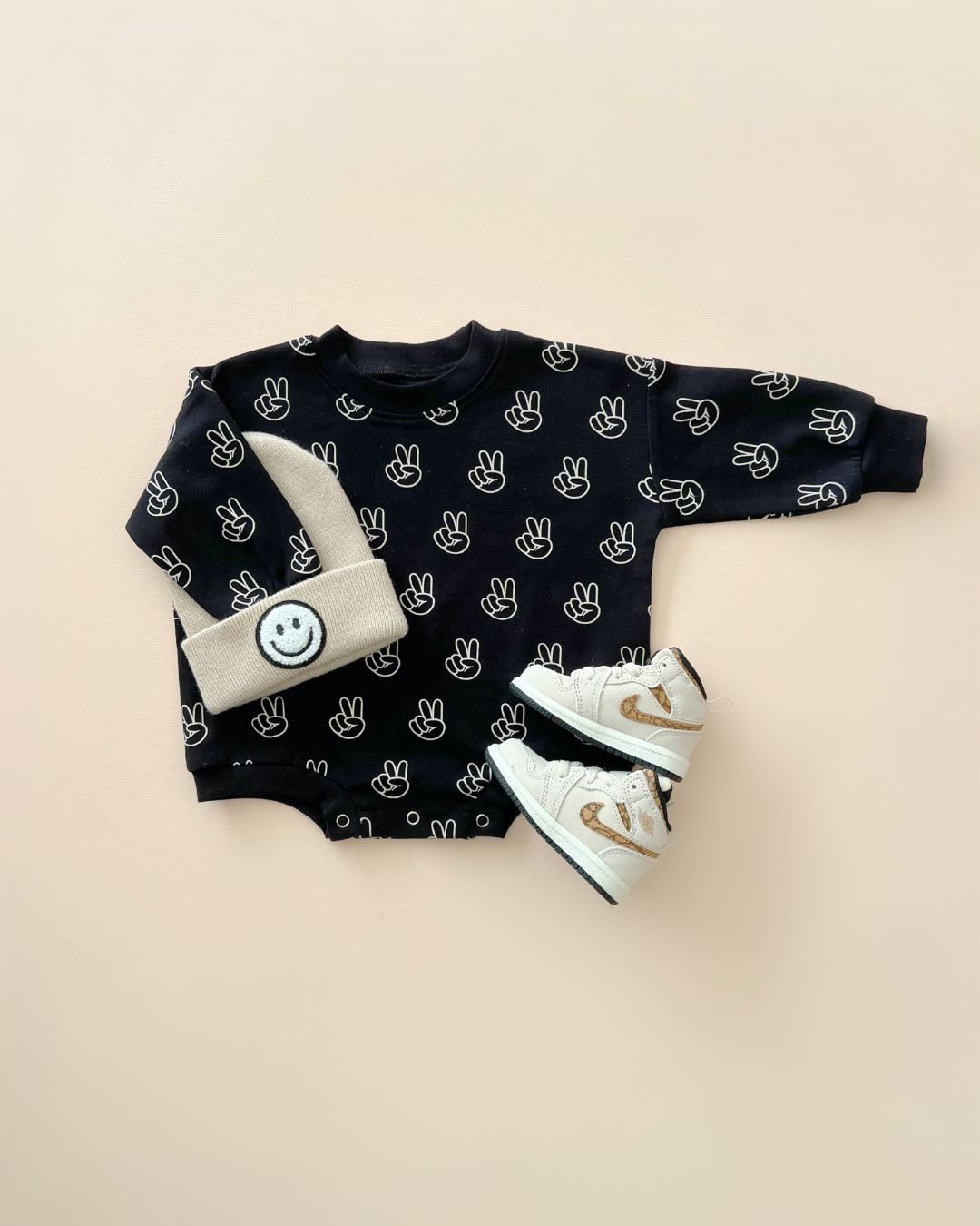 Baby Boy Good Vibes Bubble Romper