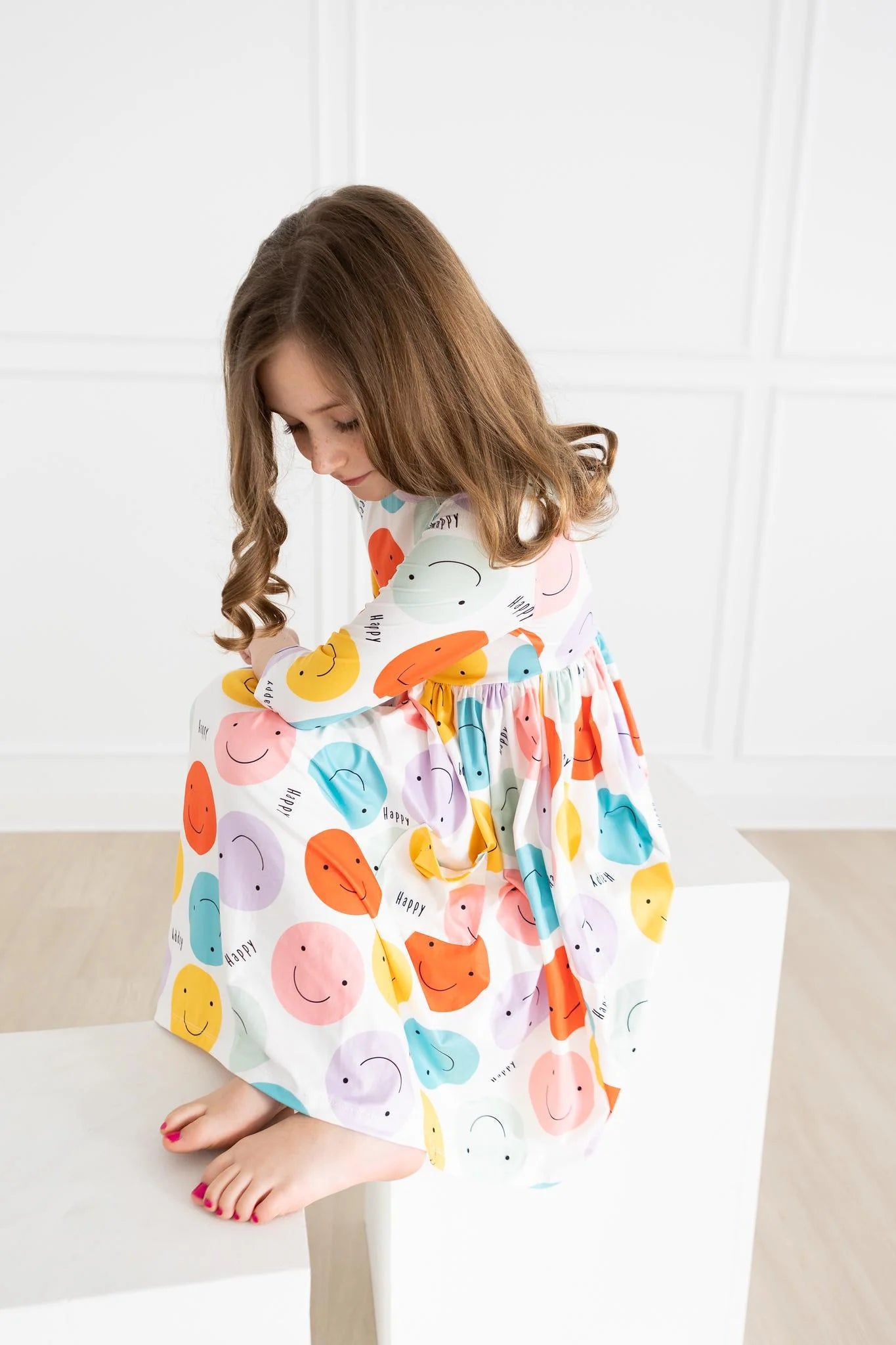 Girls Happy Days Pocket Twirl Dress