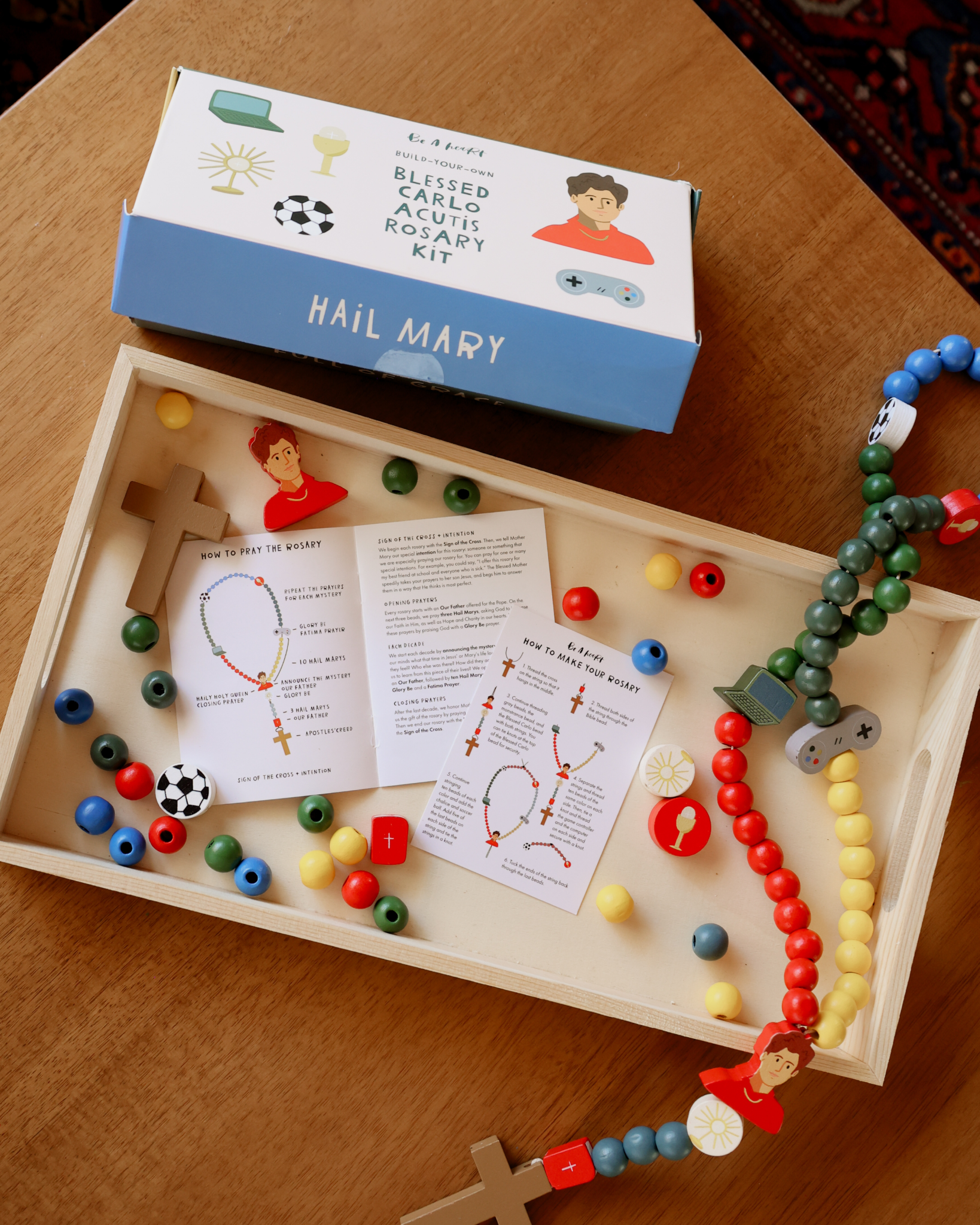 Saint Carlo Acutis Rosary Kit