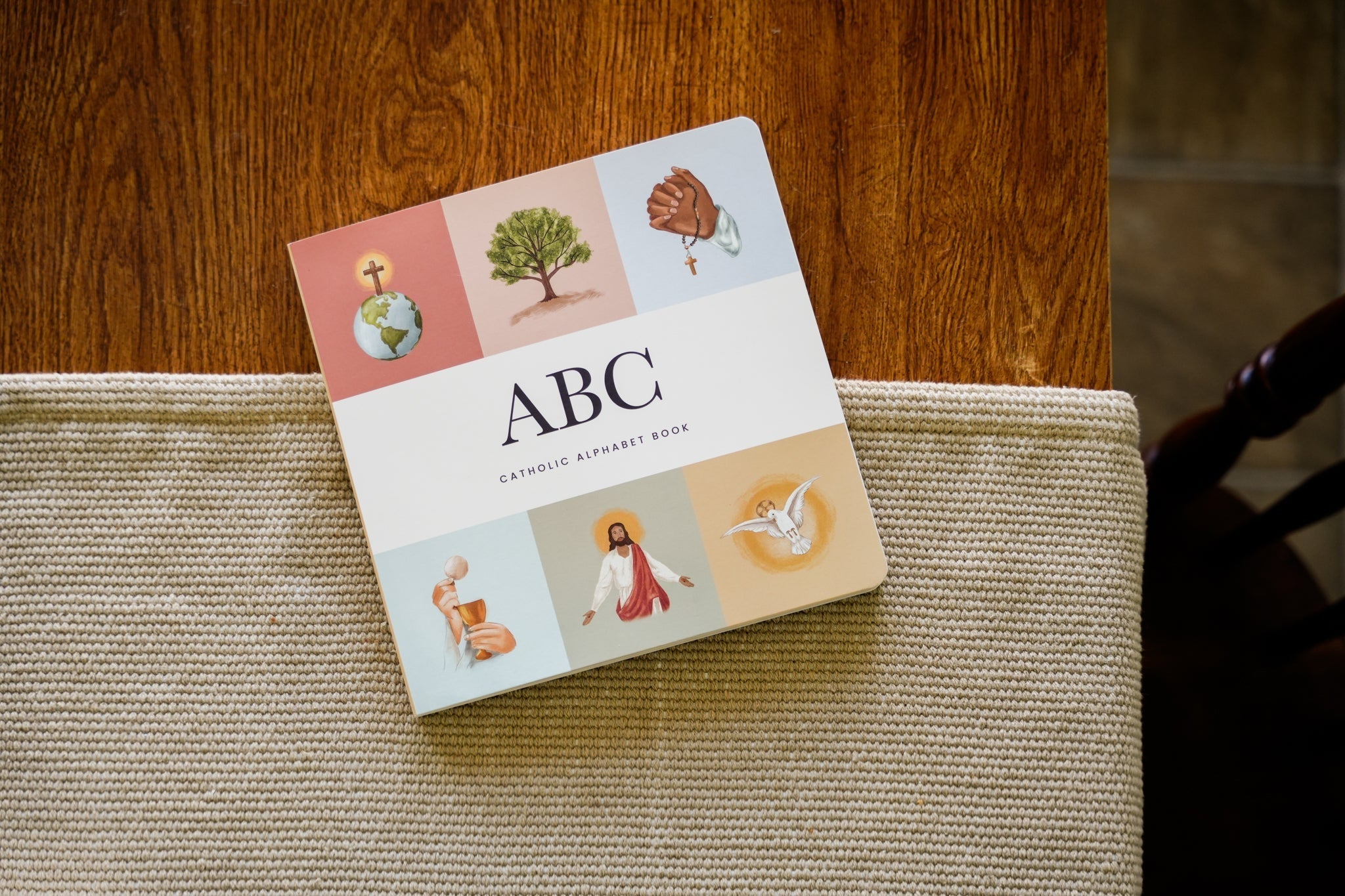 Catholic ABC Board Book for Kids - Blissfully Lavender BoutiqueBlessed Is She
