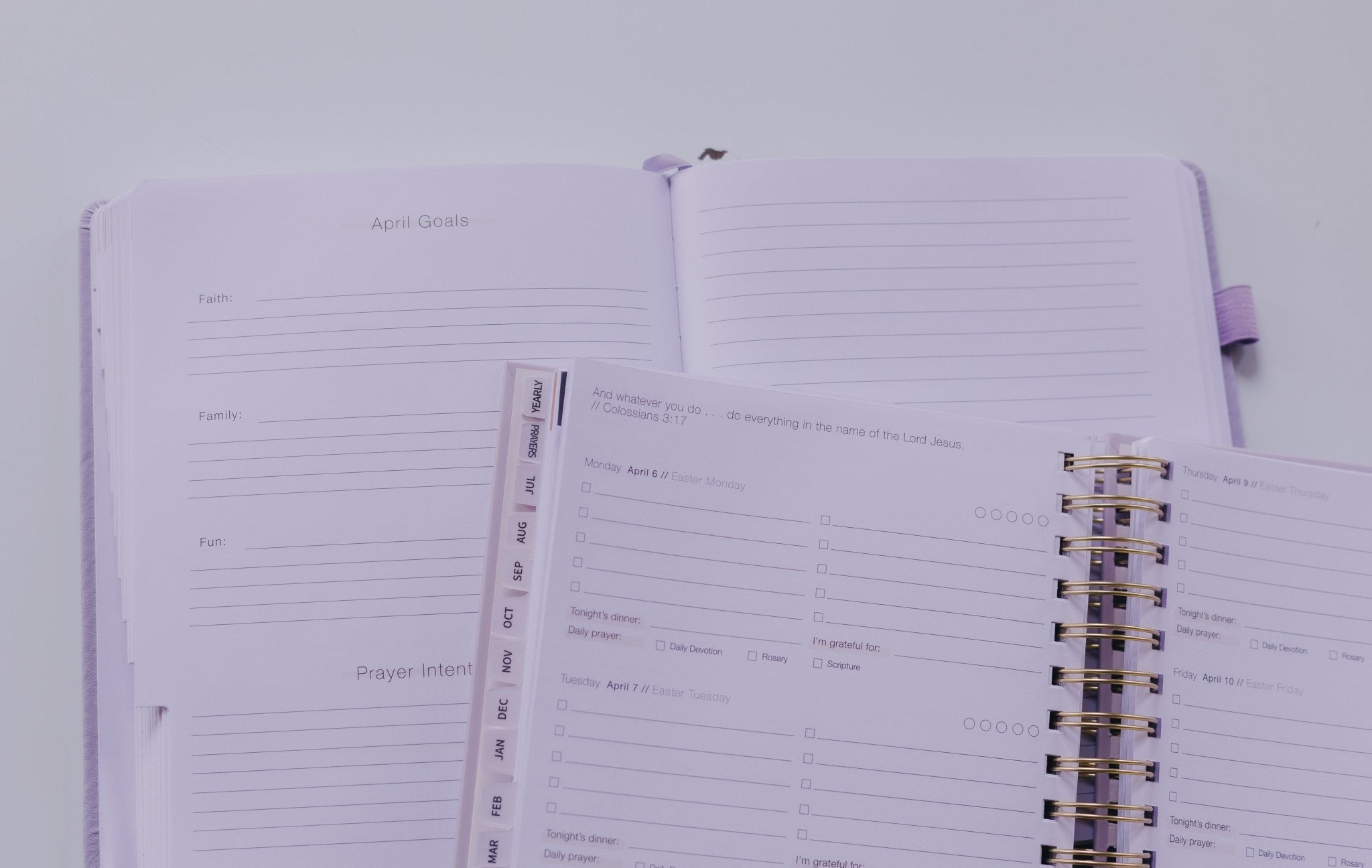 Catholic Academic Liturgical Planner – Mini Layout (July 2025–2026) - Blissfully Lavender BoutiqueBlessed Is She