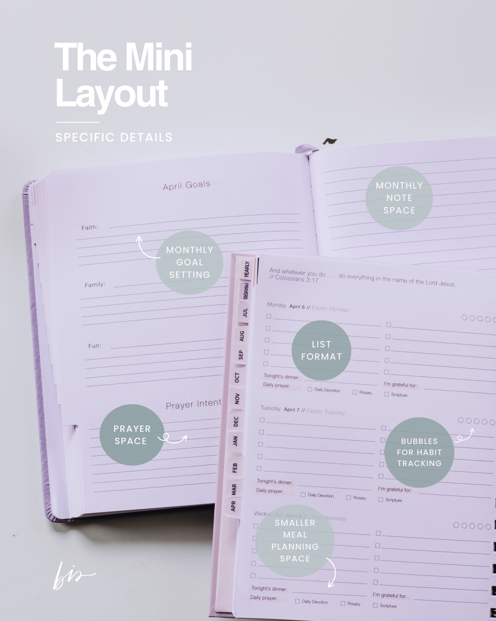 Catholic Academic Liturgical Planner – Mini Layout (July 2025–2026) - Blissfully Lavender BoutiqueBlessed Is She