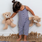 Charcoal Checks Jumpsuit - Blissfully Lavender BoutiqueBestaroo