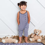 Charcoal Checks Jumpsuit - Blissfully Lavender BoutiqueBestaroo