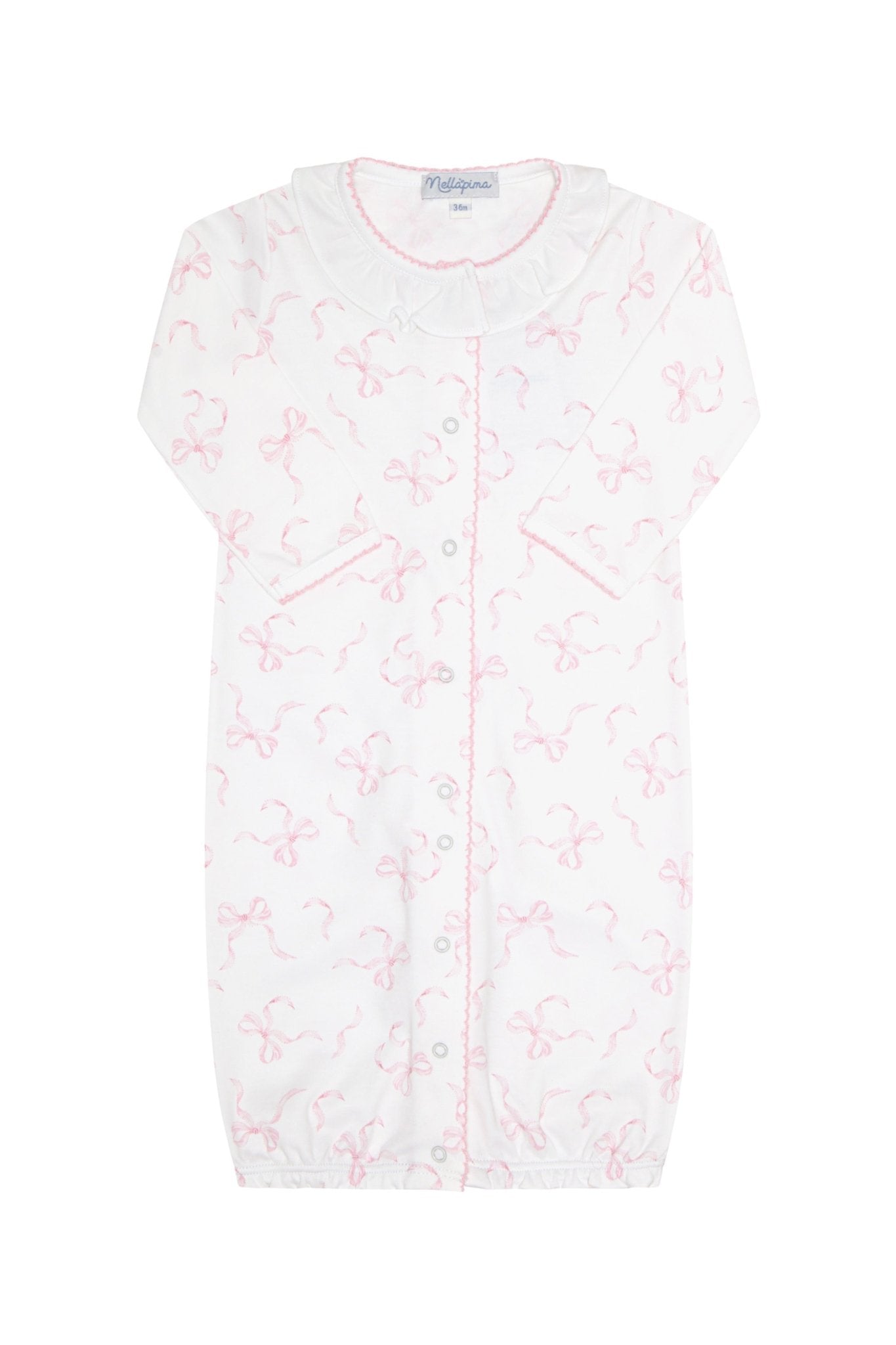 Charming Bows Print Converter Gown - Blissfully Lavender BoutiqueNella Pima