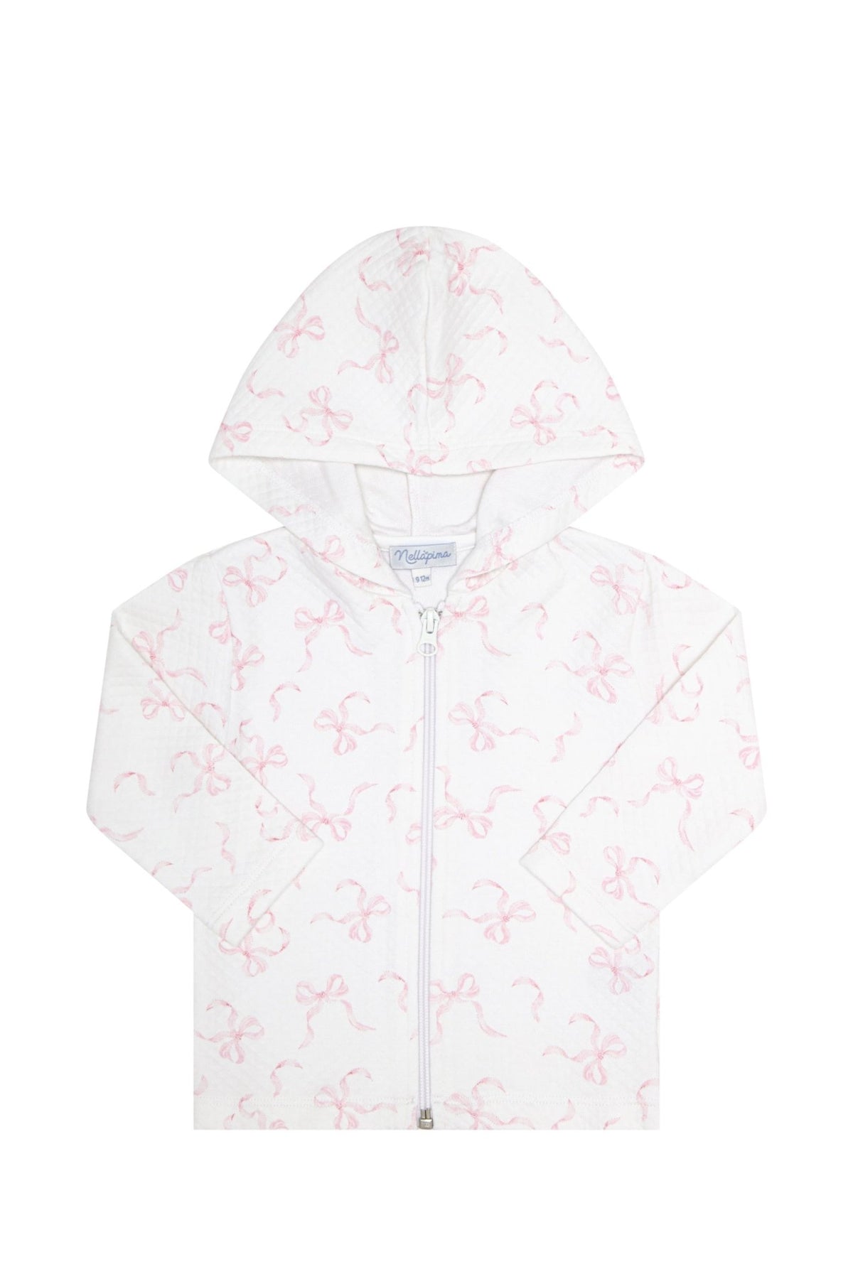Charming Bows Print Jacquard Jacket - Blissfully Lavender BoutiqueNella Pima