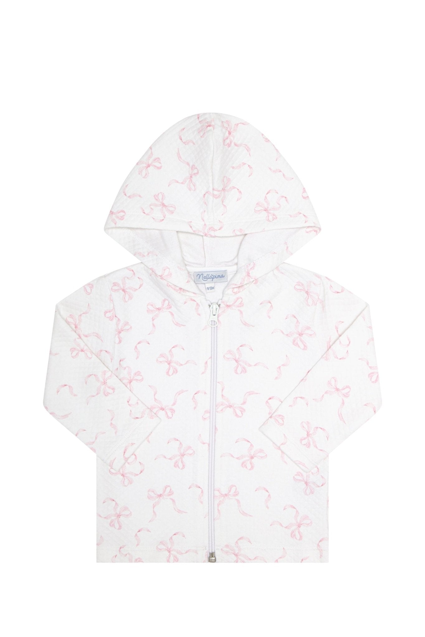 Charming Bows Print Jacquard Jacket - Blissfully Lavender BoutiqueNella Pima