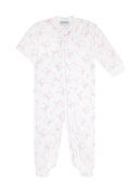 Charming Bows Print Zipper Footie - Blissfully Lavender BoutiqueNella Pima