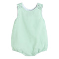 Classic Green Seersucker Bubble Romper