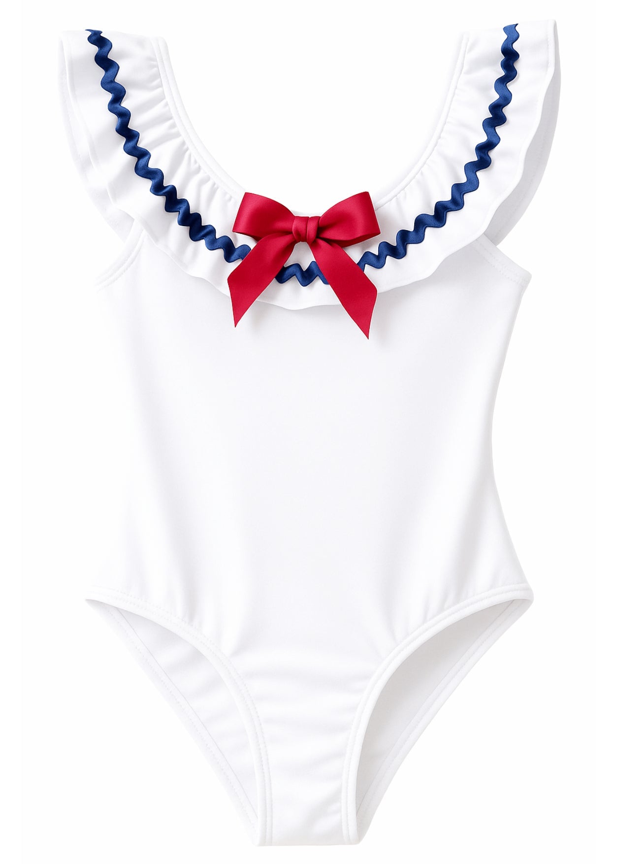 Sailor Inspired One-Piece Swimsuit