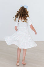 Cloud 9 Smocked Ruffle Dress - Blissfully Lavender BoutiqueMila & Rose ®
