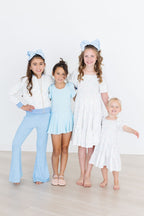 Cloud 9 Smocked Ruffle Dress - Blissfully Lavender BoutiqueMila & Rose ®