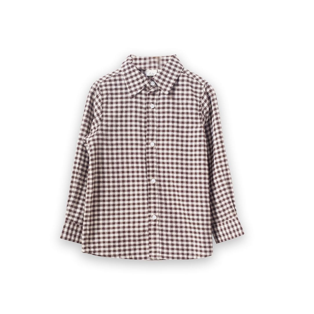 Walnut Check Button Down Shirt