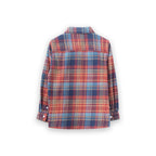Rust Plaid Button Down Shirt