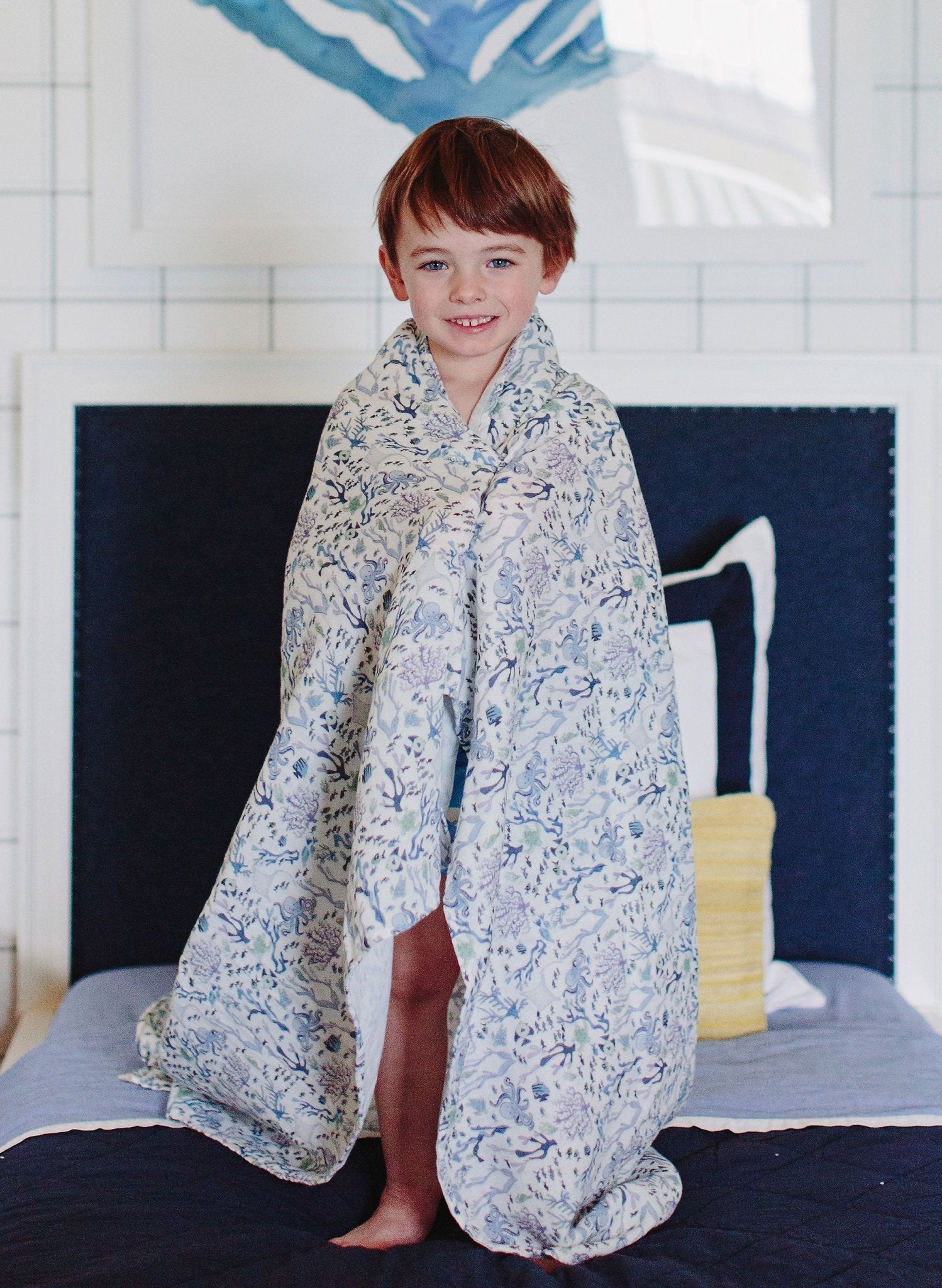Coral Reef Shawl Blanket - Blissfully Lavender BoutiqueTimo & Violet