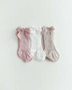 Cotton Lace Socks | Pink