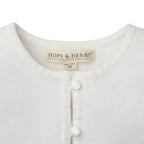 Baby Cropped Curved Hem Cardigan