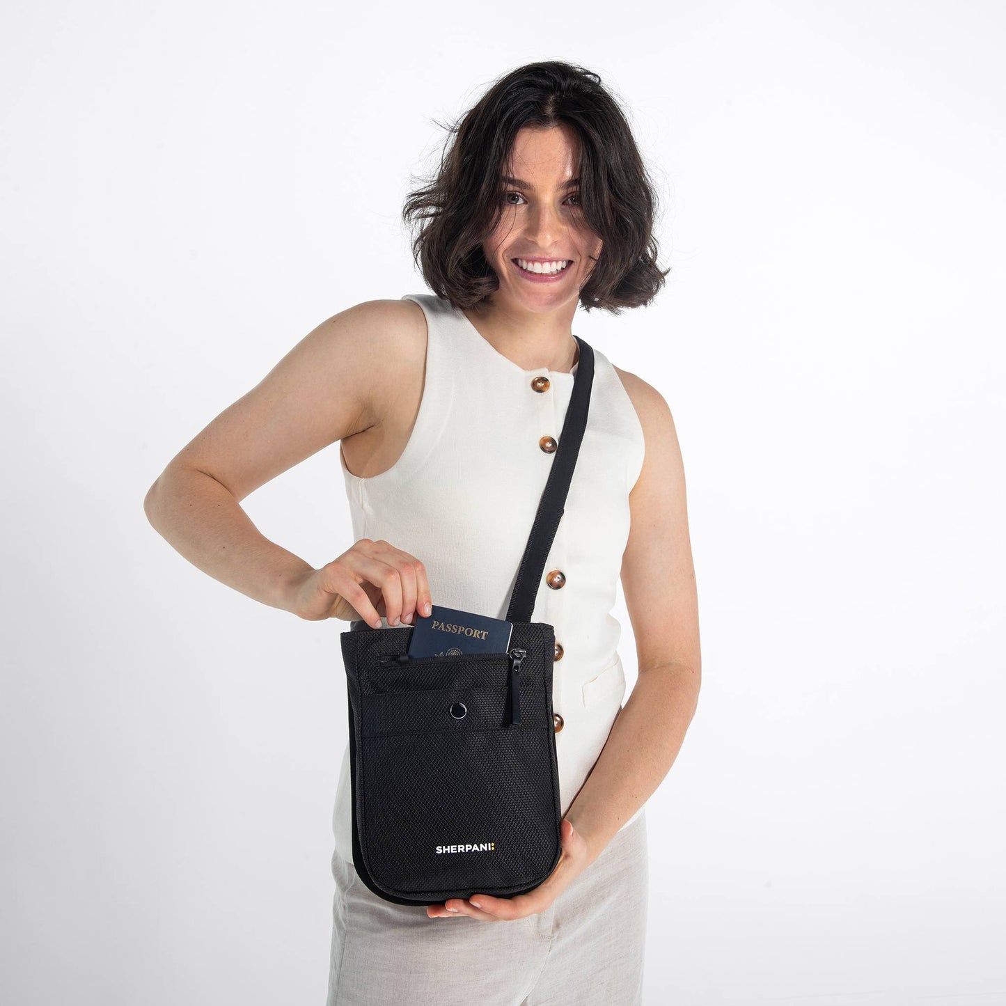 Prima AT | Travel Crossbody - Houndstooth Print