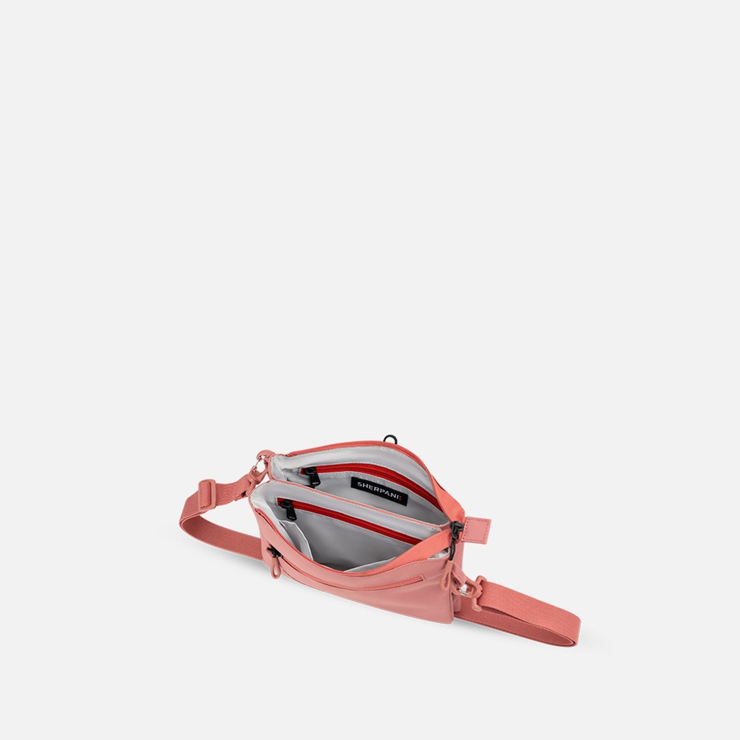 Zoom | Slim RFID Crossbody - Desert Pink