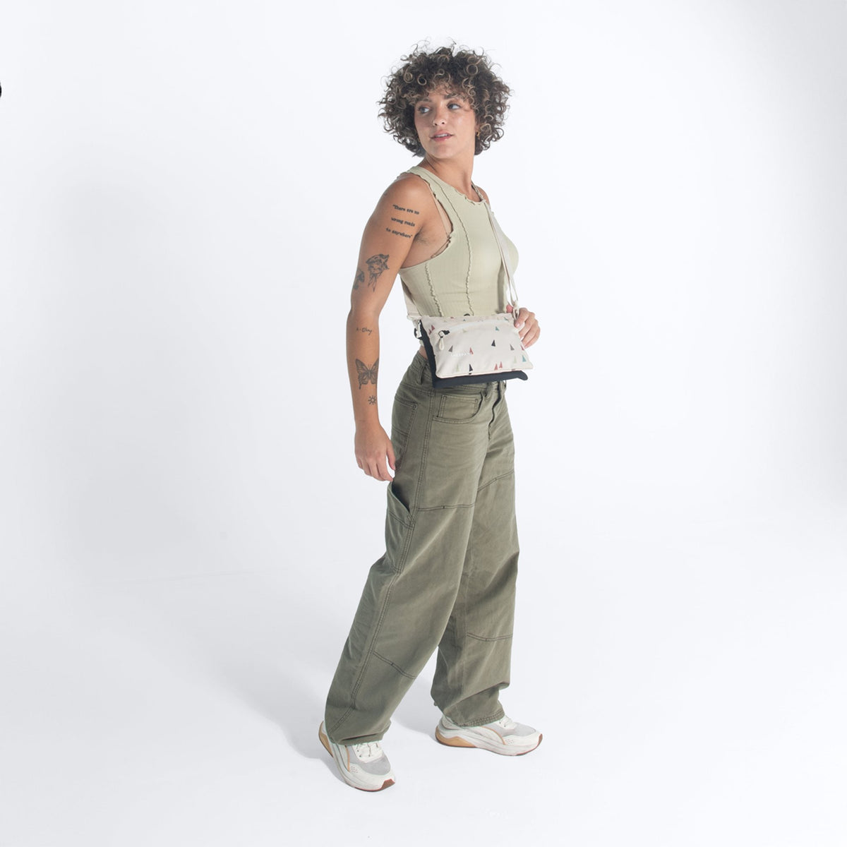 Zoom | Slim RFID Crossbody - Desert Pink