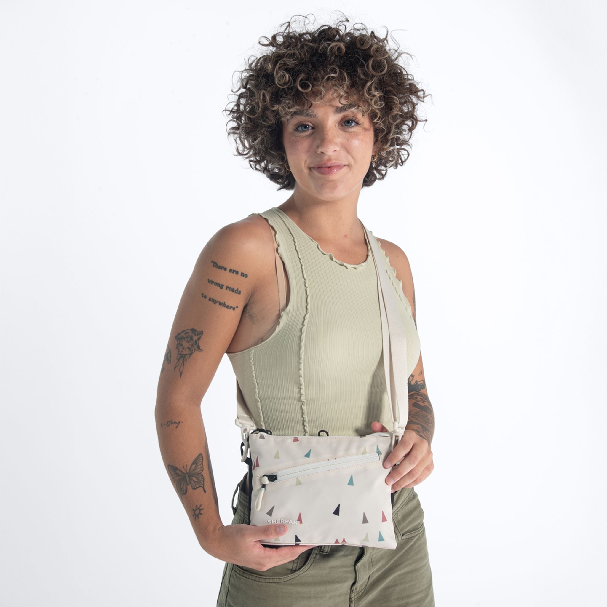 Zoom | Slim RFID Crossbody - Desert Pink