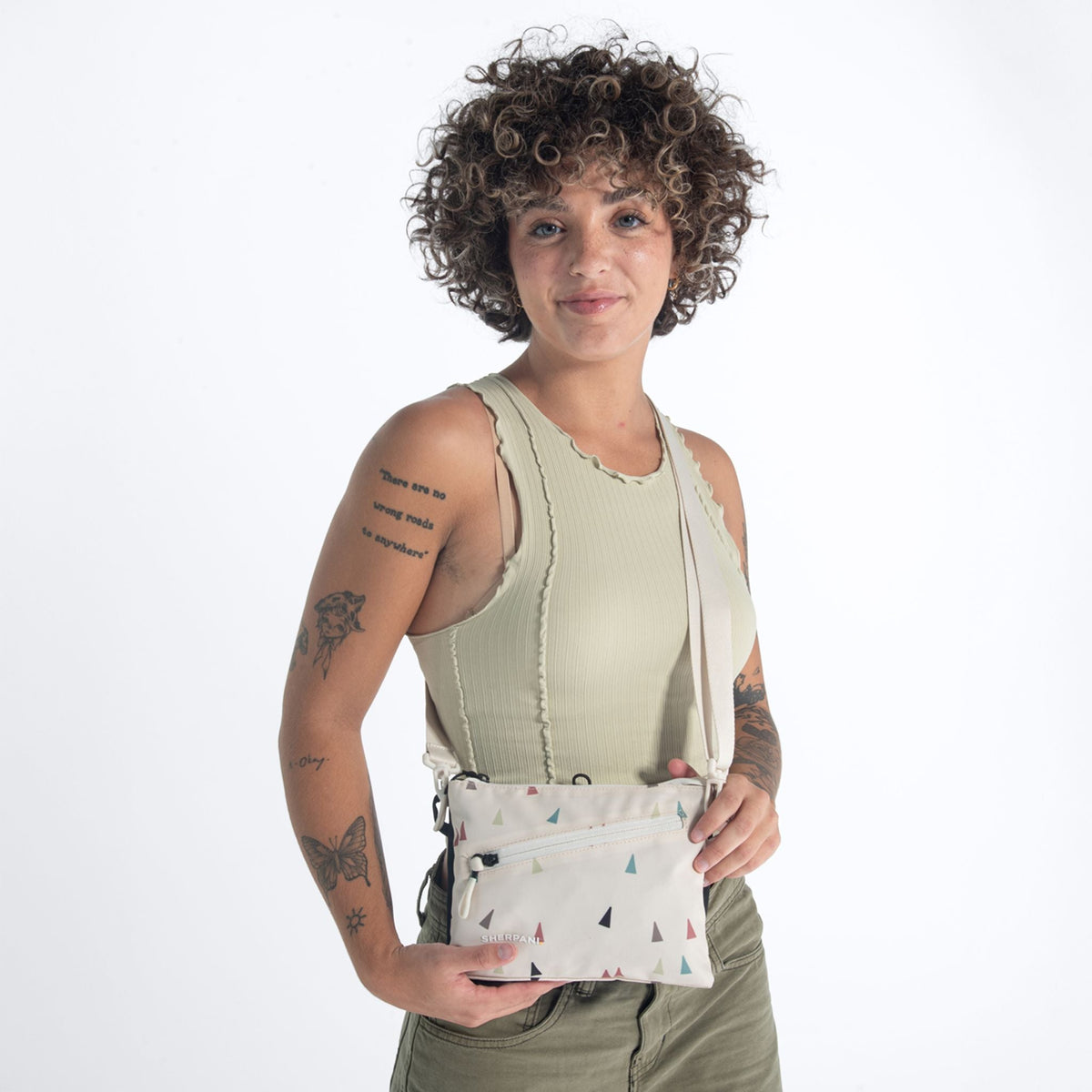 Zoom | Slim RFID Crossbody - Desert Pink