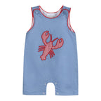Denim Look Crawfish Romper