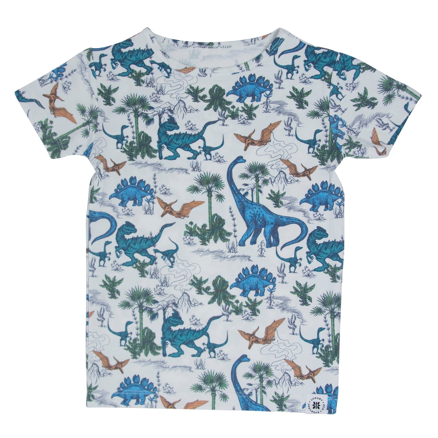 Dinosaur Adventures Summer Pajama Set - Blissfully Lavender BoutiqueSweet Bamboo