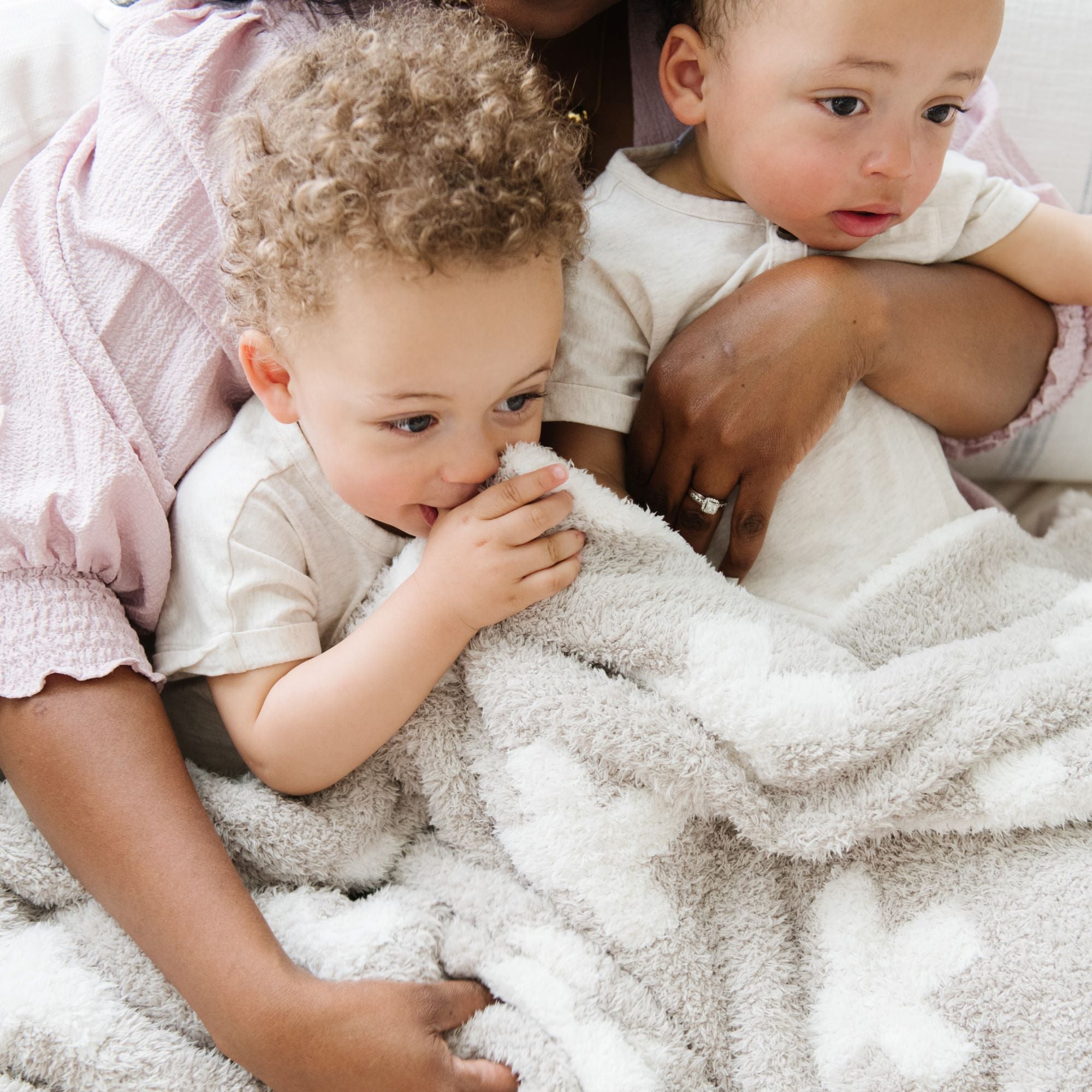 DOUBLE - LAYER BAMBONI® MINI BLANKETS - Blissfully Lavender BoutiqueSaranoni