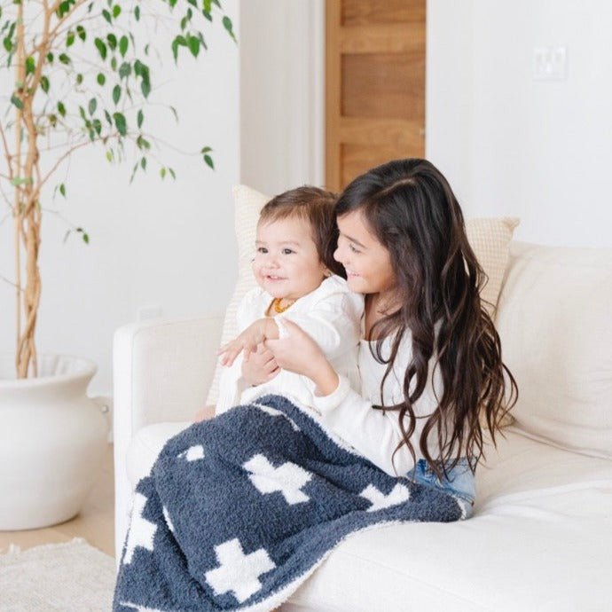 DOUBLE - LAYER BAMBONI® MINI BLANKETS - Blissfully Lavender BoutiqueSaranoni