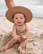 Drake Crochet Halter Romper - Vanilla Cream - Blissfully Lavender BoutiqueBailey's Blossoms