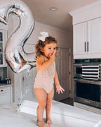 Drake Crochet Halter Romper - Vanilla Cream - Blissfully Lavender BoutiqueBailey's Blossoms