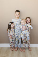 Dusty Blue Bunny Bamboo Zipper - Blissfully Lavender BoutiqueMebie Baby