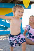 Sea Hawk Tropical Boys Swim Trunks