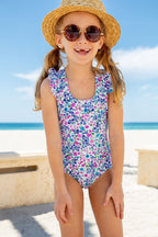 Girls Sandy Bloom Two Piece Swim Set