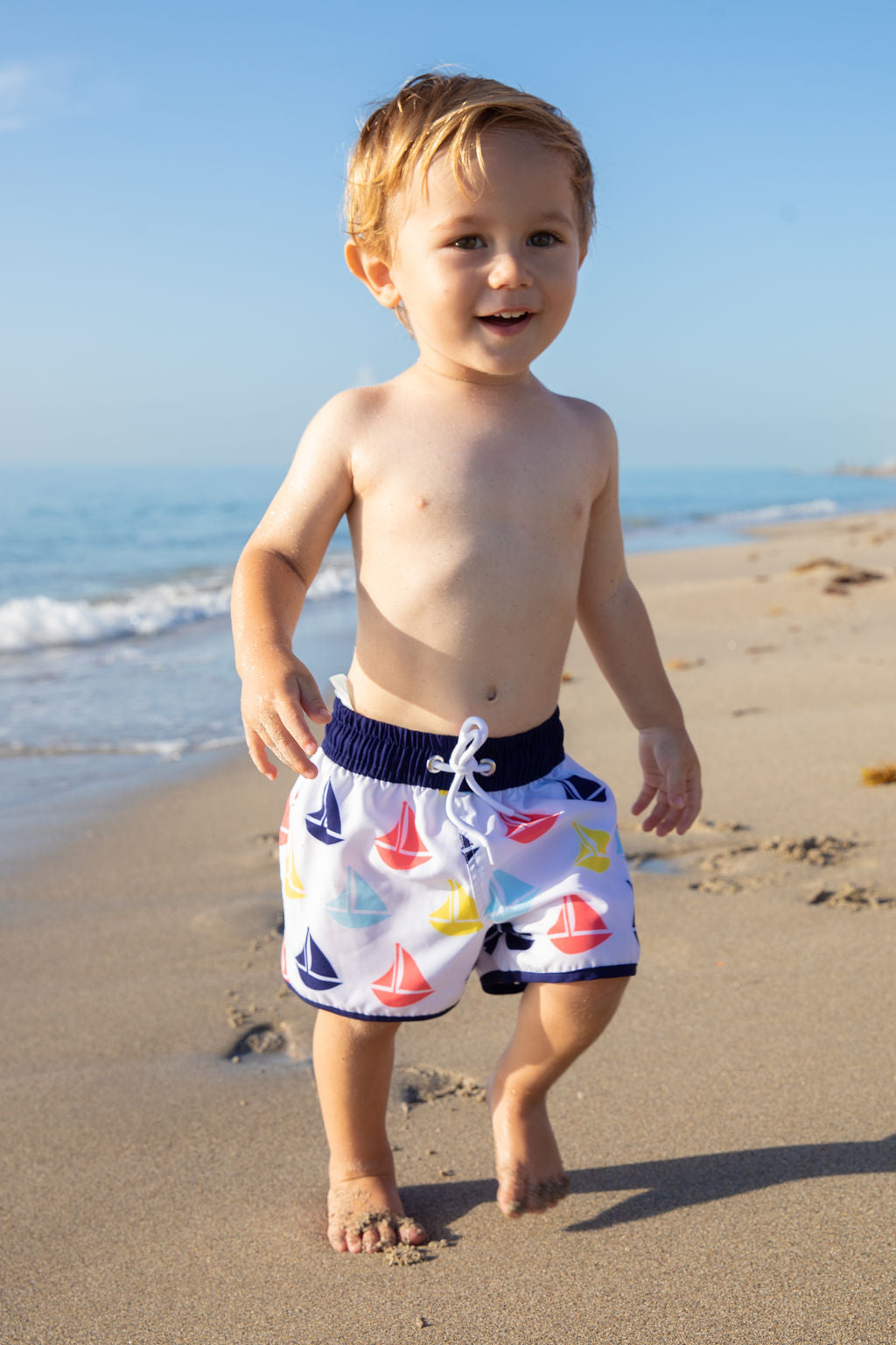 Bayberry Sailboat Boys Swim Trunks
